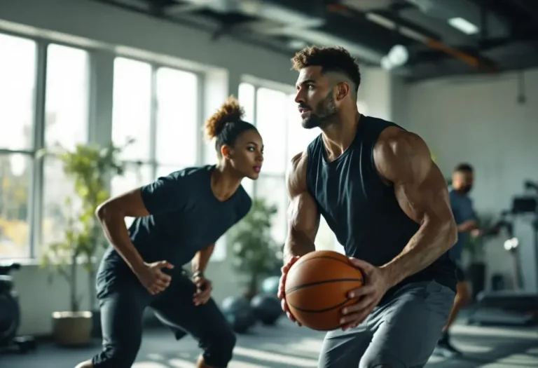 sportif en d