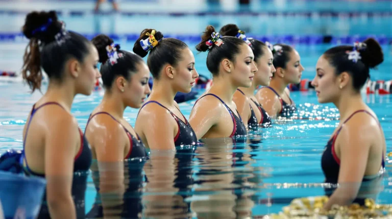 programmation de natation artistique aux jeux olympiques d'été - équipe